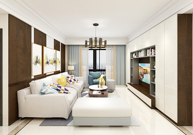 86㎡現代簡約，輕松與端莊，簡約與時尚