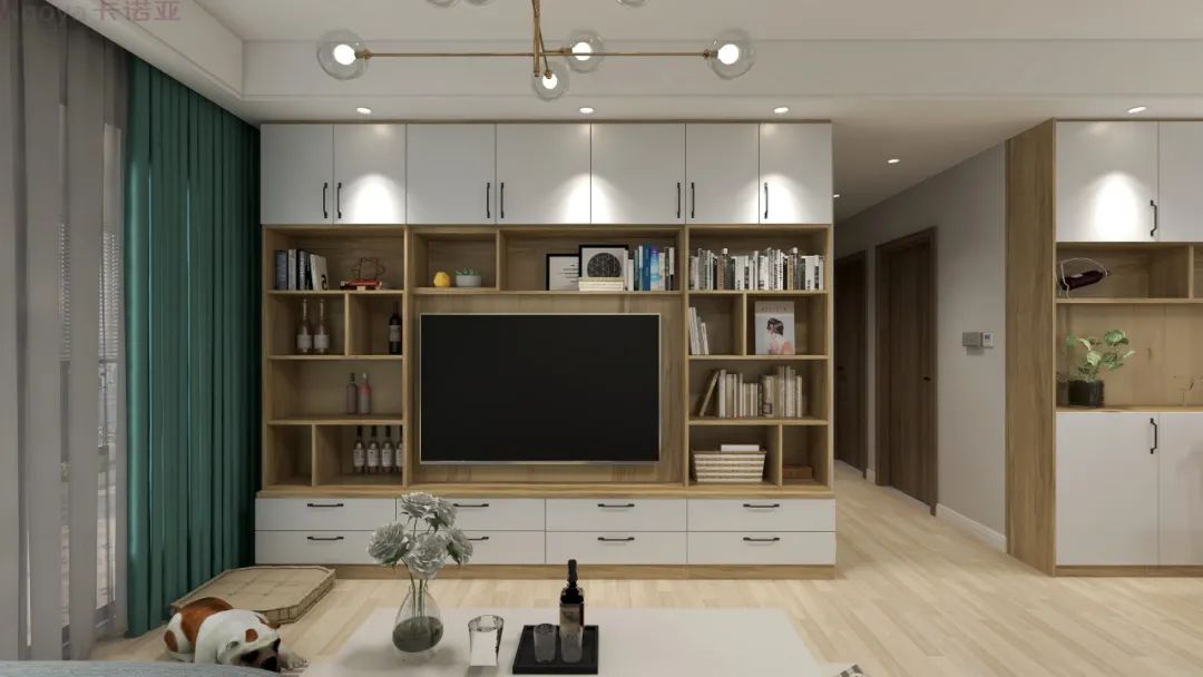 客廳做書柜、臥室設閱讀角